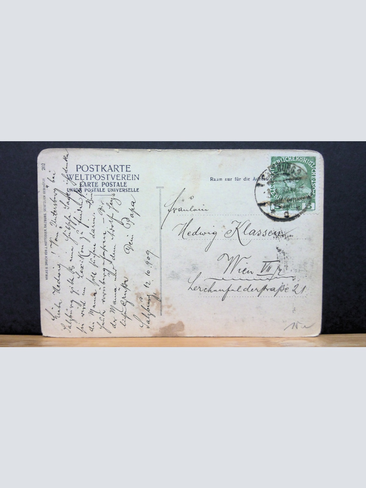 Salzburg gegen den Untersberg und Stauffen Gemälde JW 650109 C