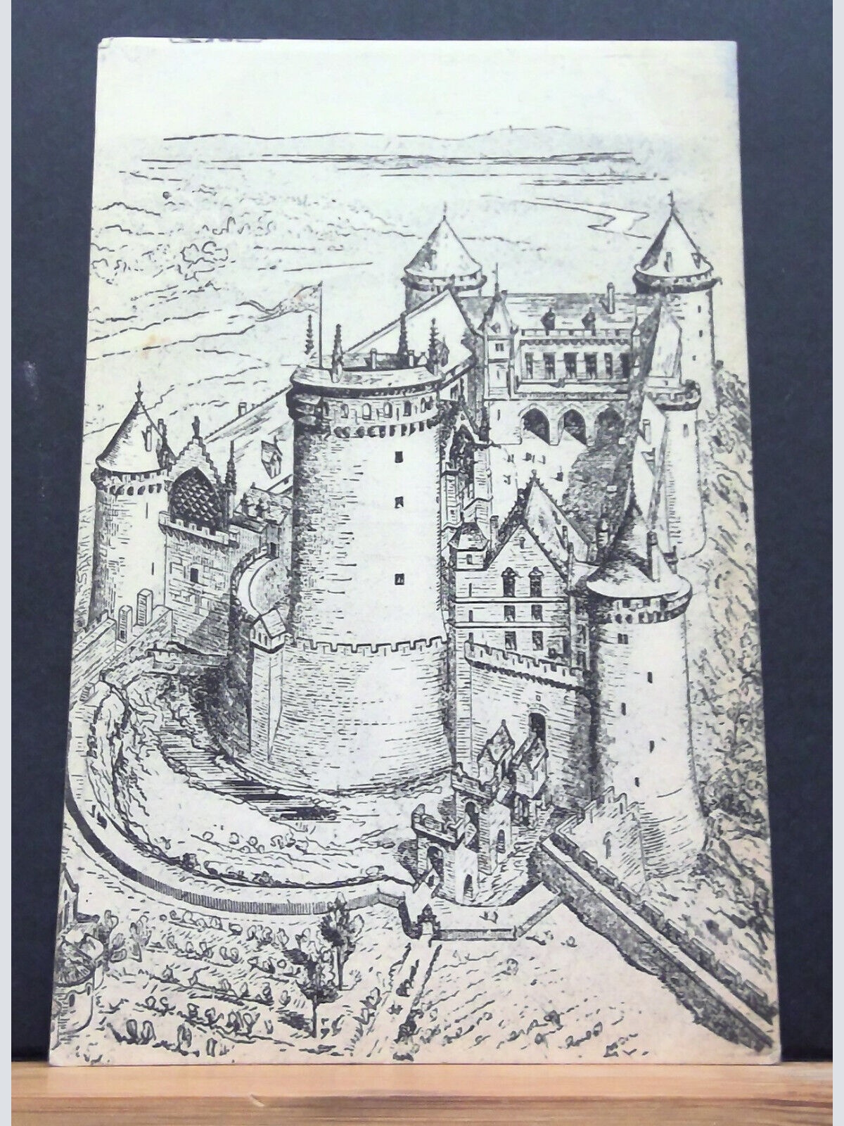 unbekannte Burg Gemälde JW 650293 C