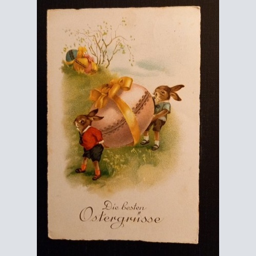 Ostergrüsse 3 Eier 3 Hasen 8234 H