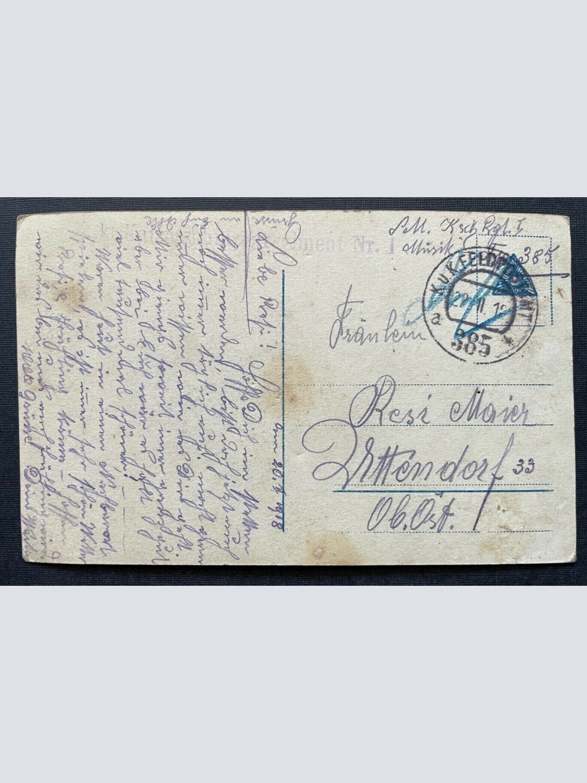 Mignon Frau Mädchen Musikerin Gitarre Kleid Poncho Locken 400308 TH