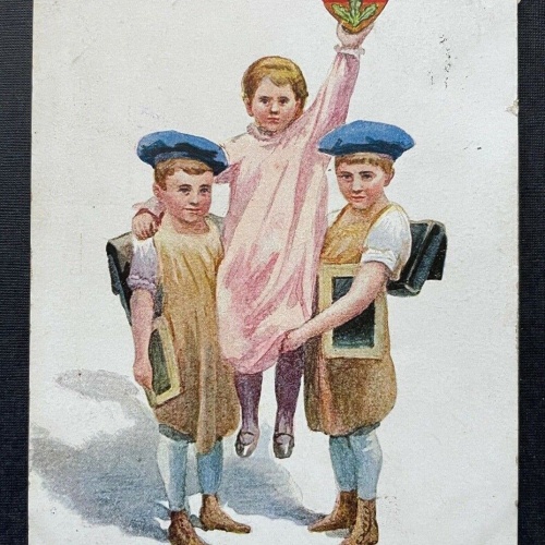 Deutscher Schulverein Wappen Schüler Kinder Uniform Schultasche Kleid 400323 TH