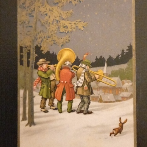 Glückwunsch Zum Neuen Jahr 3 Musizierende Hase 165495 H