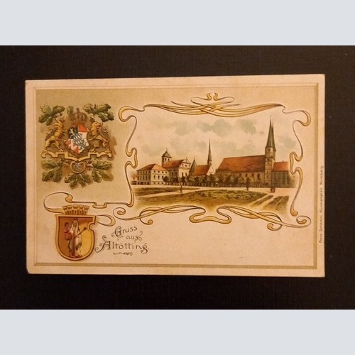 Prägekarte Altötting 165488 H