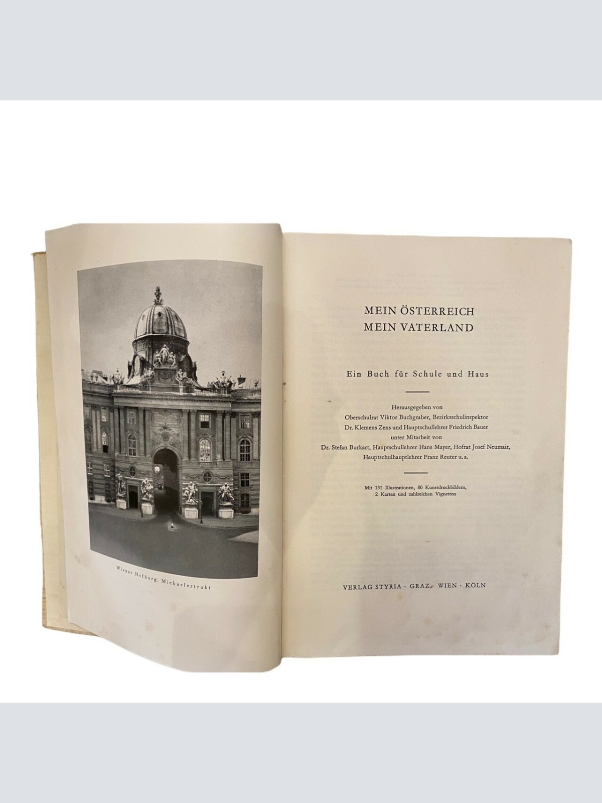 MEIN ÖSTERREICH, MEIN VATERLAND GUTER ZUSTAND! Buch für Schule u Haus