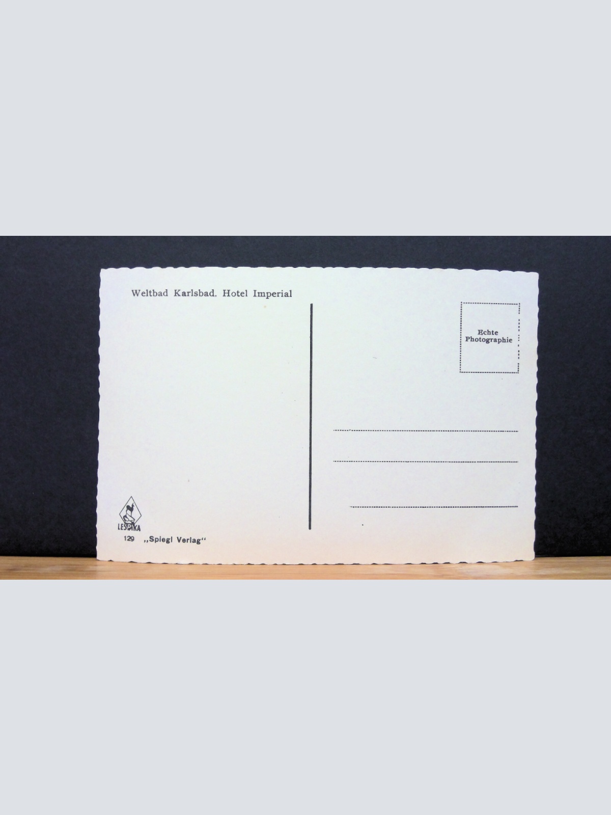 Weltbad Karlsbad Hotel Imperial JW 650292 C