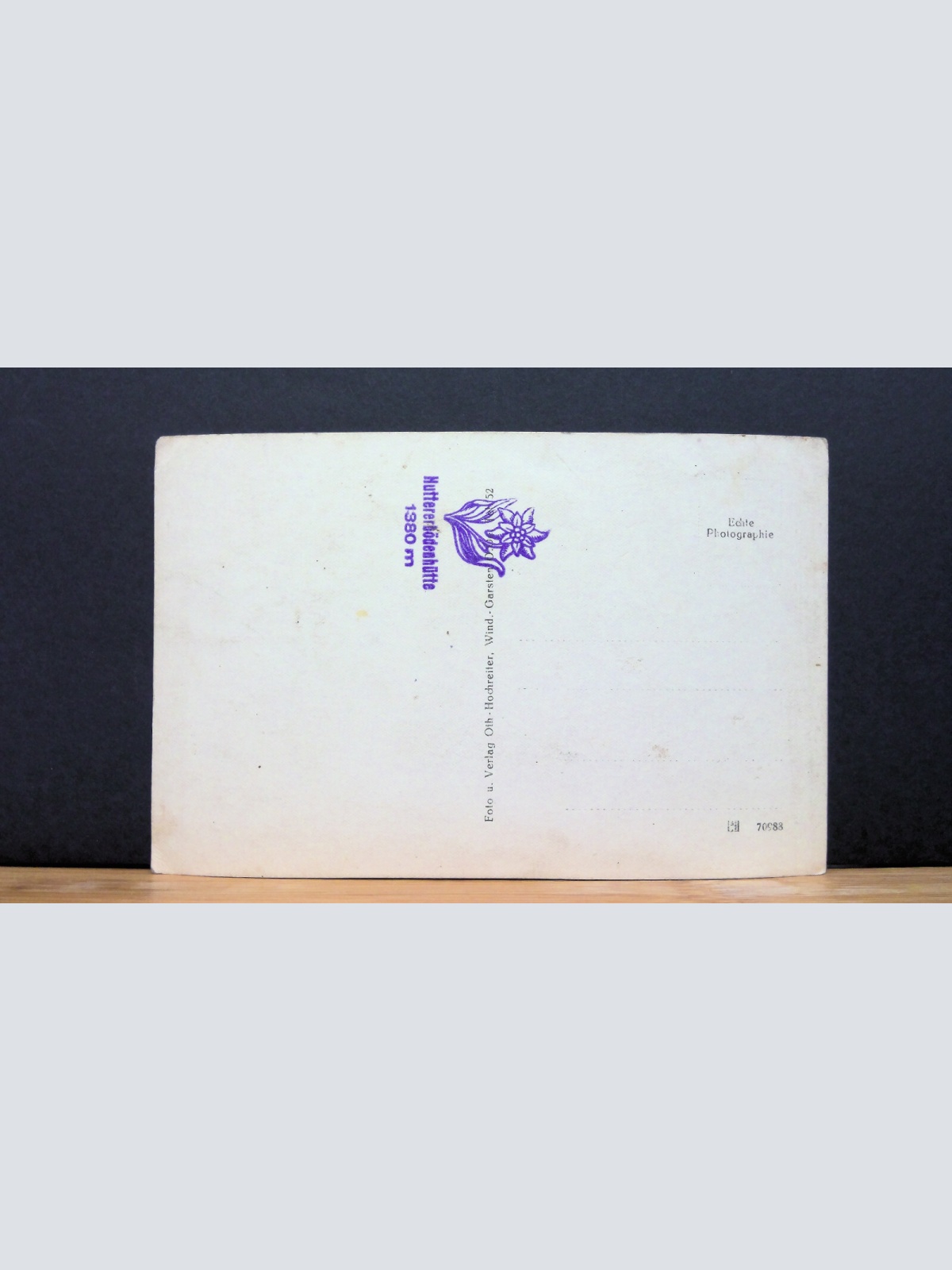 Huttererbödenhütte am Großen Priel Spitzmauer Oberösterreich JW 650343 C