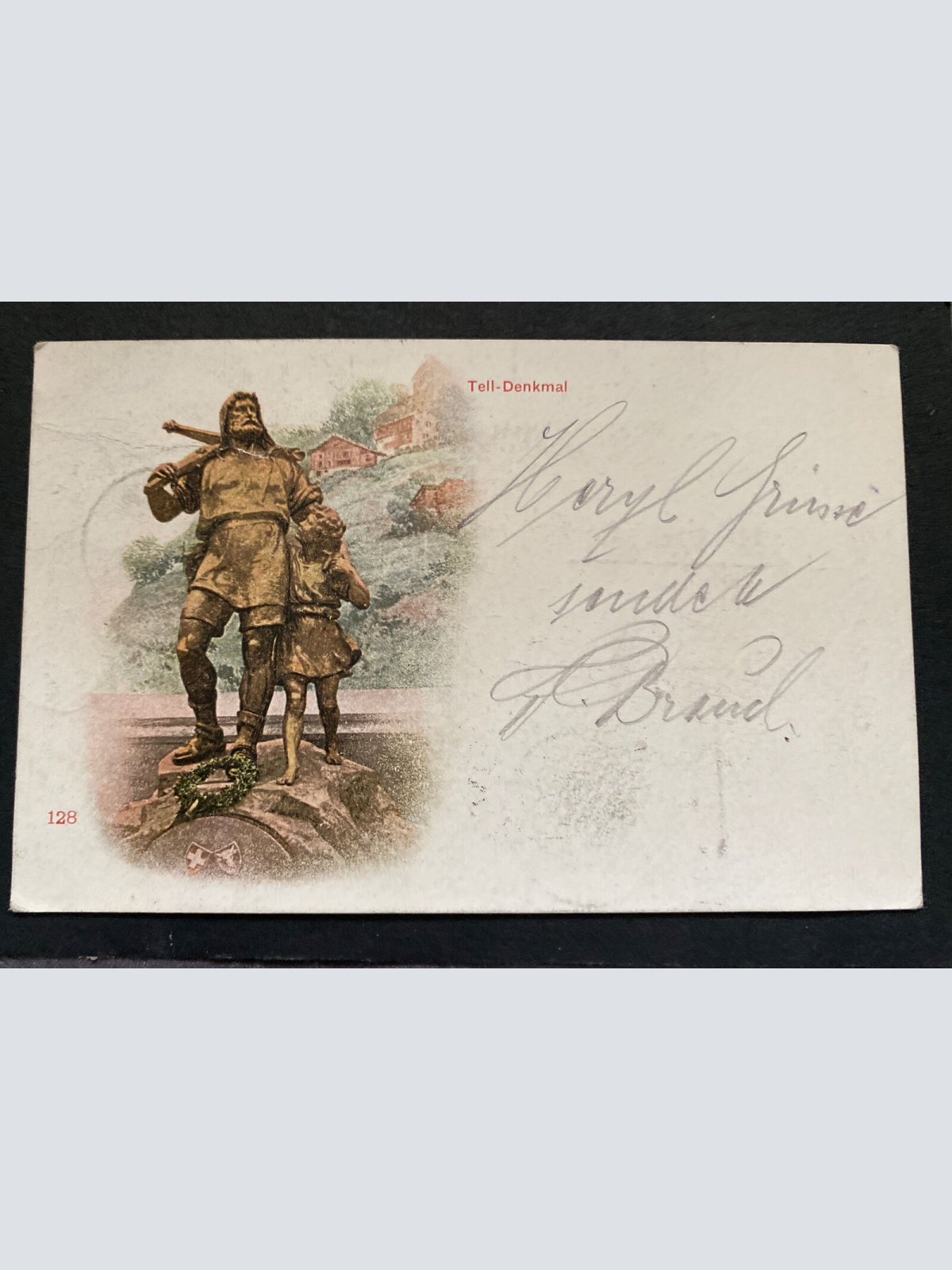 Ambulant Stempel Schweiz Wilhelm Tell Denkmal 80256