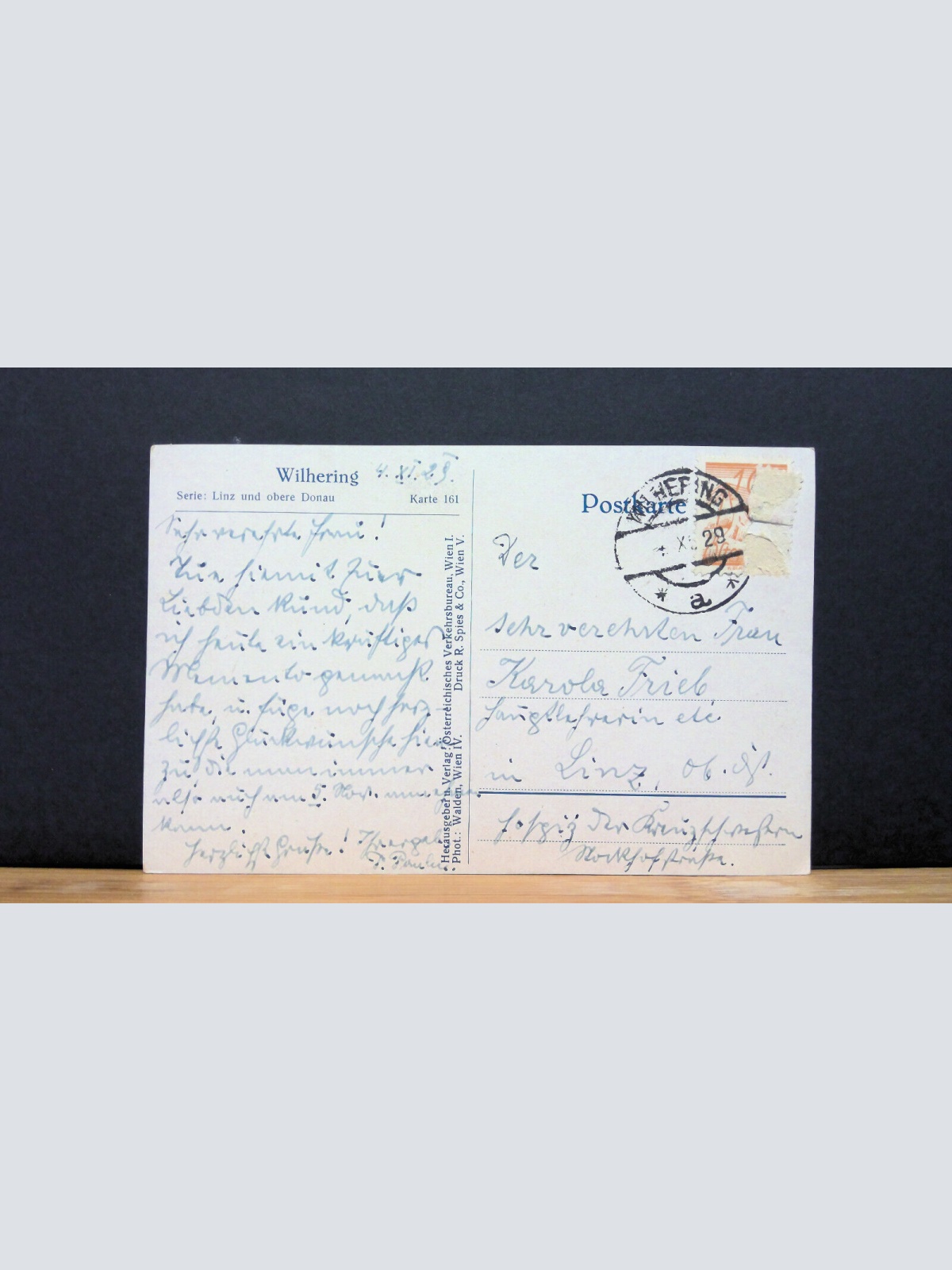 Wilhering Linz an der Donau JW 650363 C