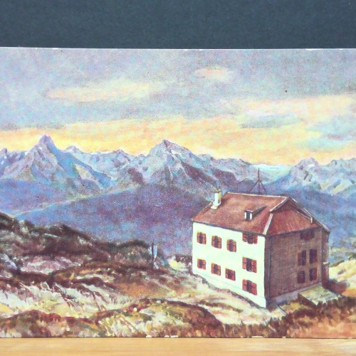 Stöhrhaus auf dem Untersberg Gemälde JW 650315 C