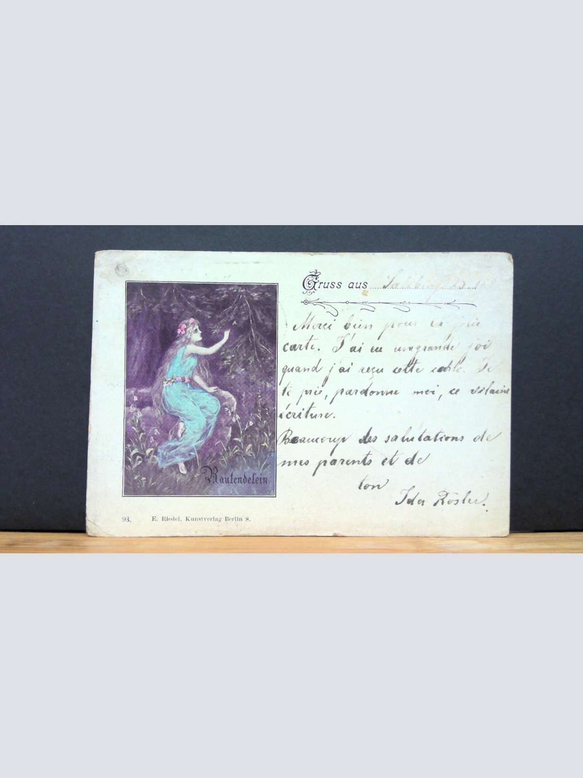 Gruss aus Salzburg Rautendelein Gemälde JW 650310 C