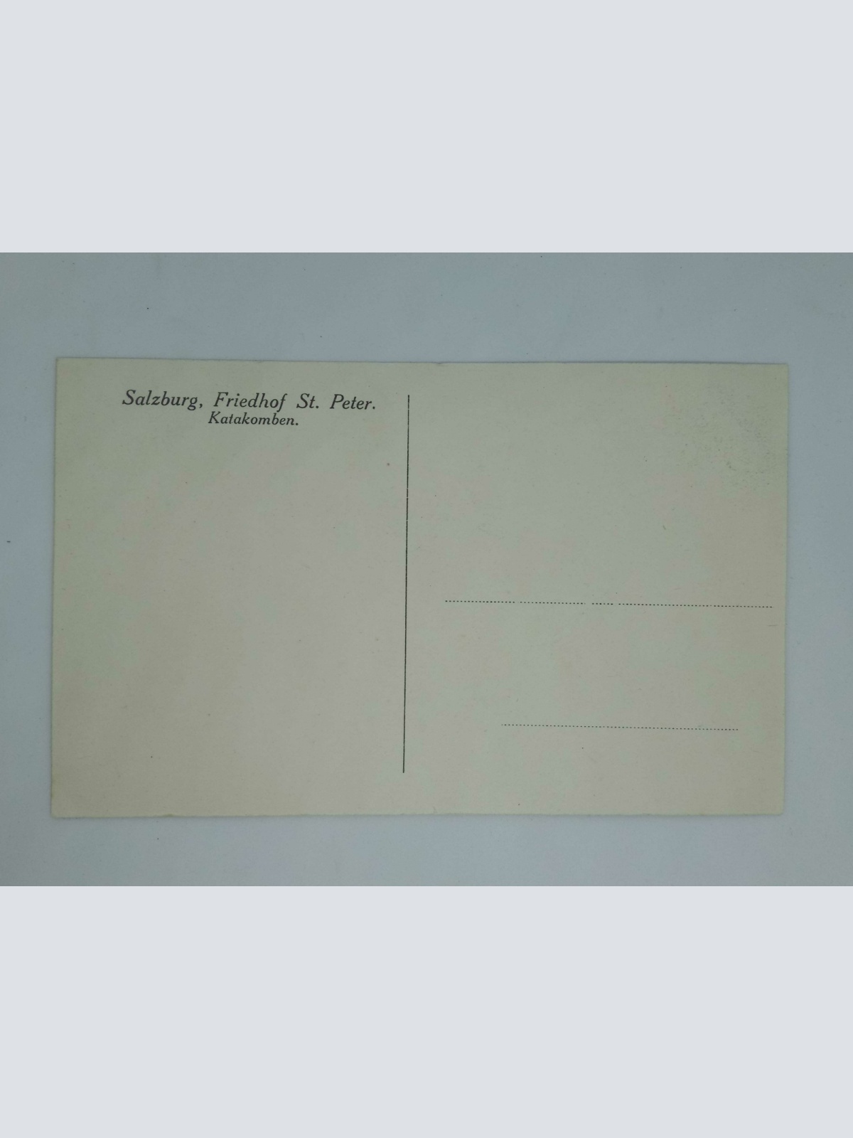 Salzburg Friedhof St. Peter Katakomben 60021