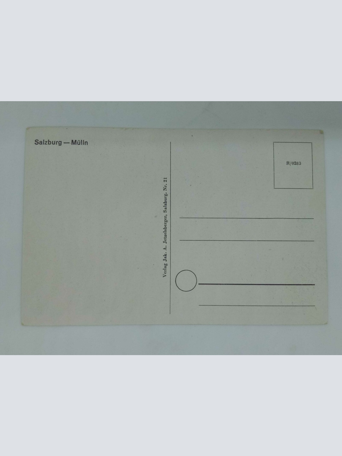 Salzburg Mülln Salzach Aquarell 60019