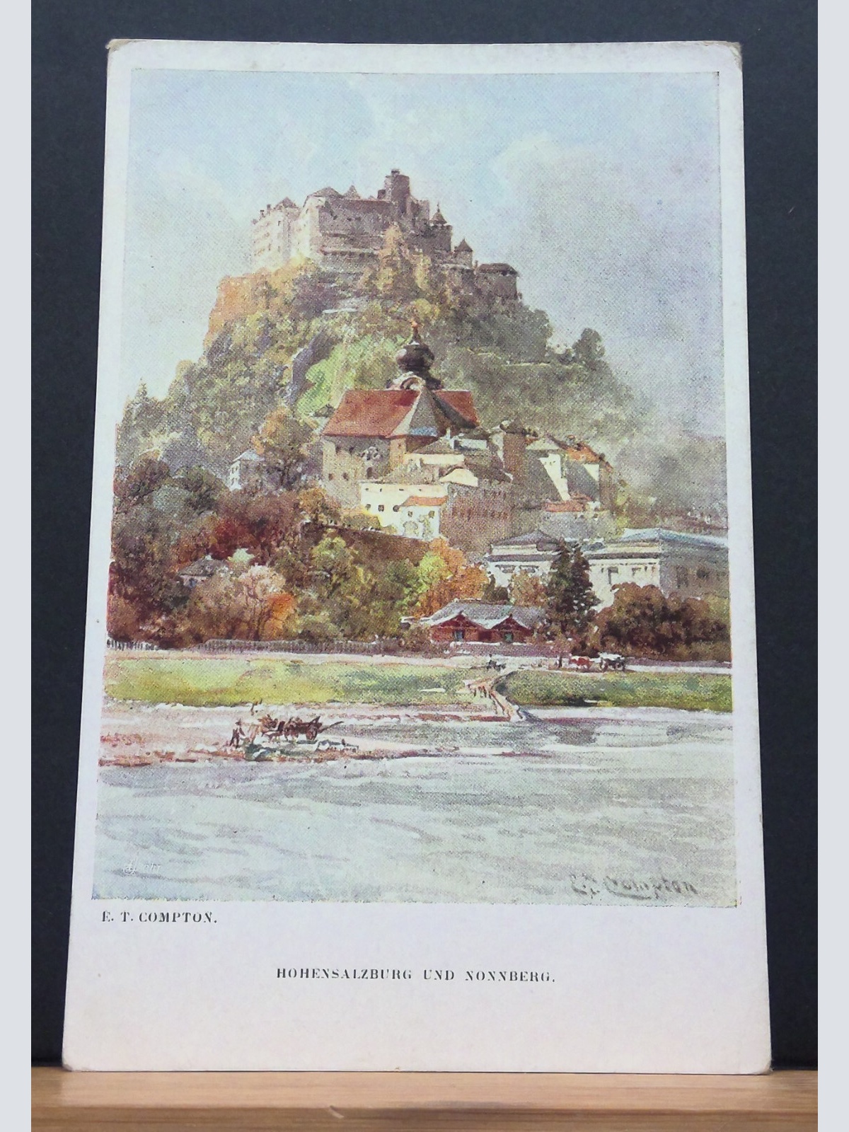 Salzburg Hohensalzburg und Nonnberg Gemälde JW 650306 C