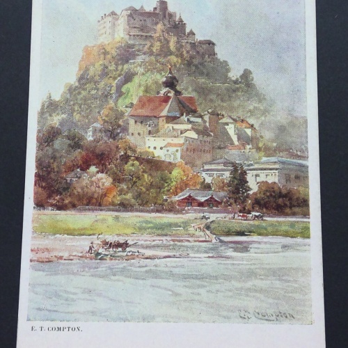 Salzburg Hohensalzburg und Nonnberg Gemälde JW 650306 C