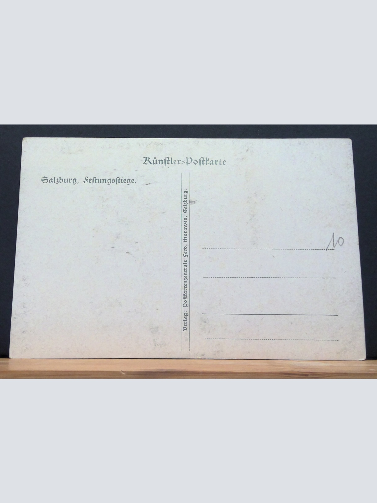 Salzburg Festungsstiege Gemälde JW 650330 C