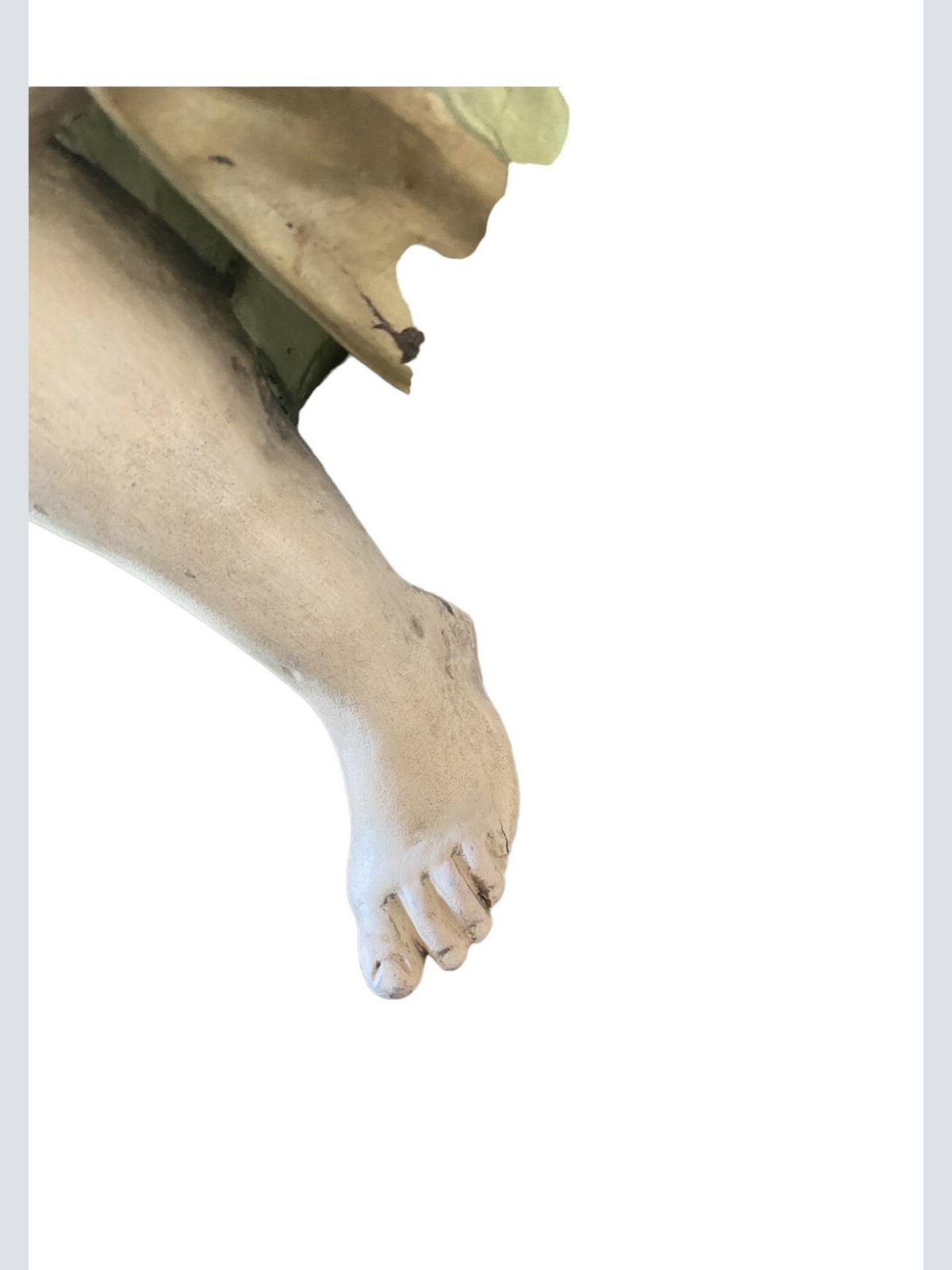 Großer Anbetungs Engel Holzengel Um 1900 Oder früher H 65 B 95 T 45