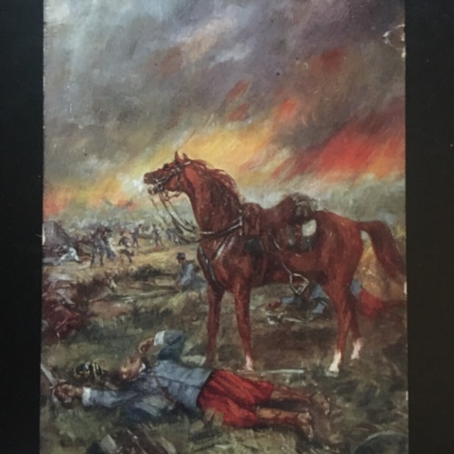 Hilferuf! (A.Gassner) - Pferd bei gefallenen Soldat 270068 TH