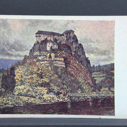 Karel Pospisil Oravsky Zamok Slovensko Gemälde JW 650443 C