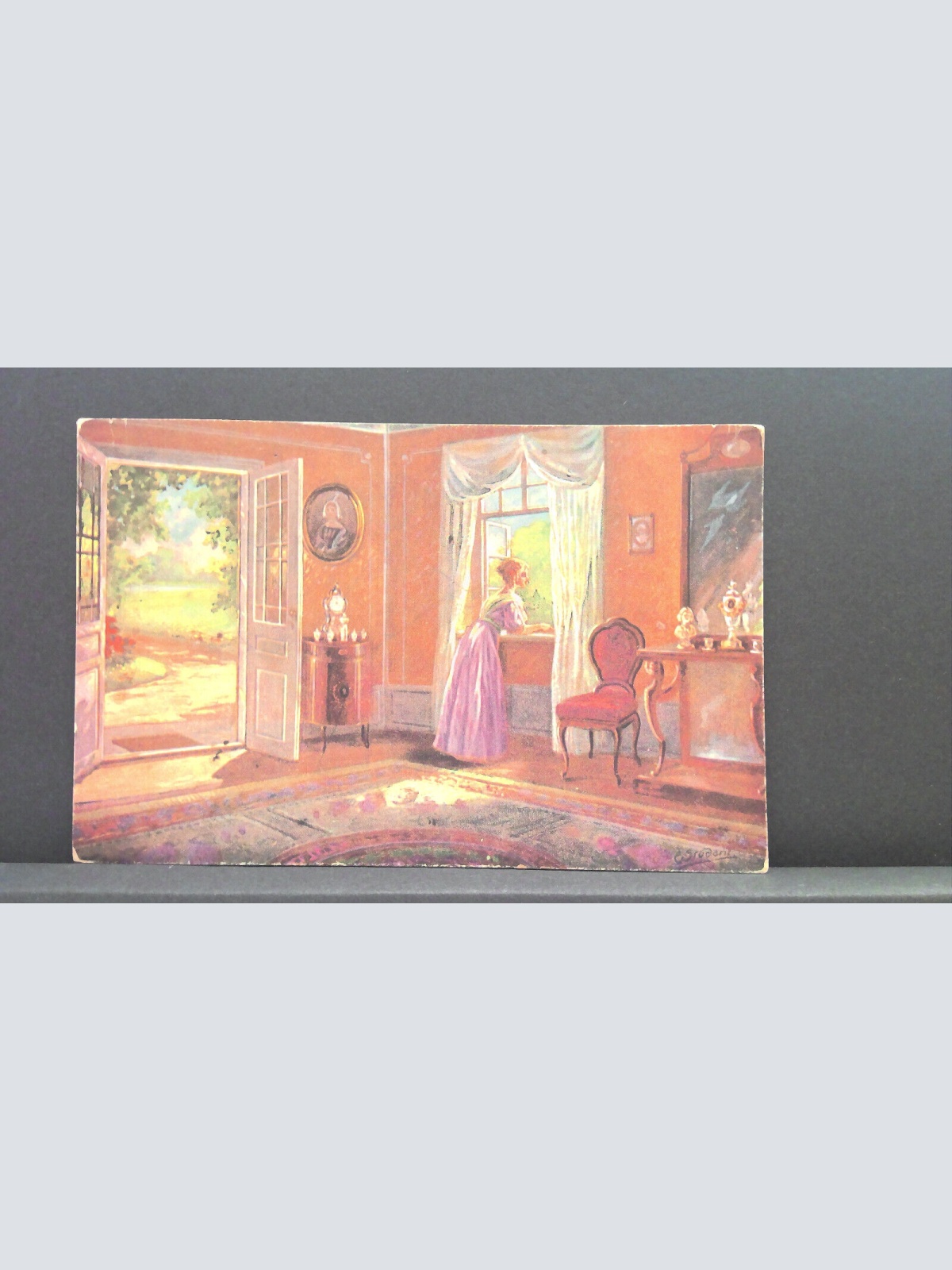 E Student Ein Sommertag Gemälde JW 650463 C