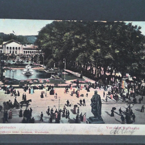 Wiesbaden vor dem Kurhause JW 500214 C