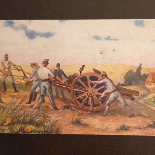 Feldkanonenregiment Soldaten Kanone 165539 H