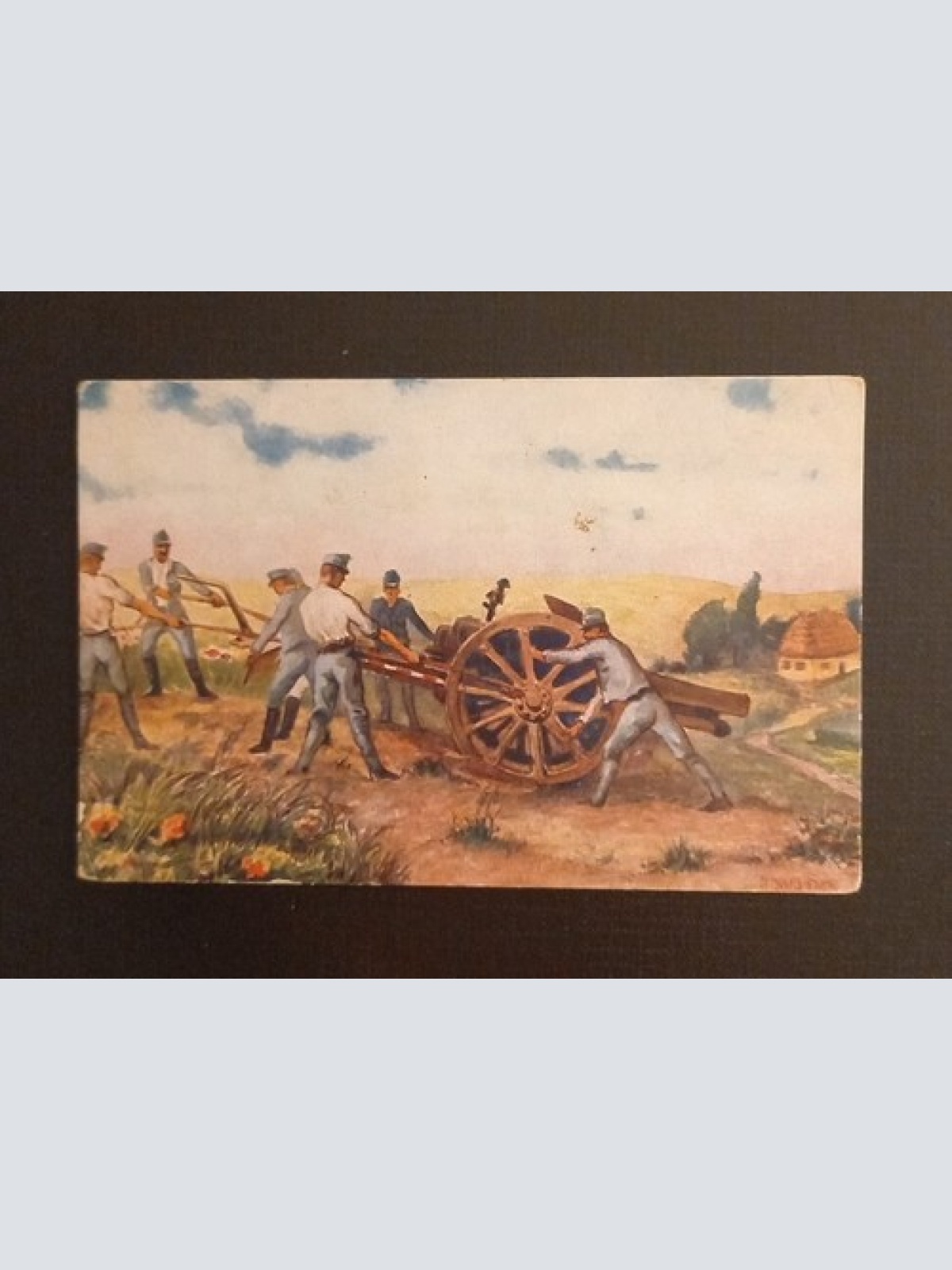 Feldkanonenregiment Soldaten Kanone 165539 H