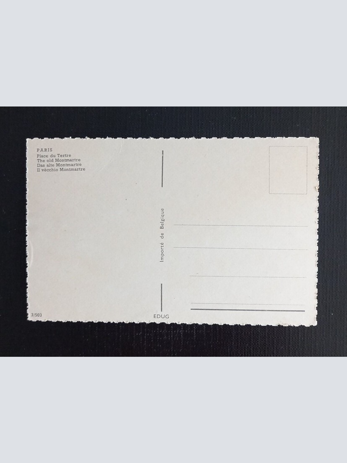 Paris Das Alte Montmarte 165323 G