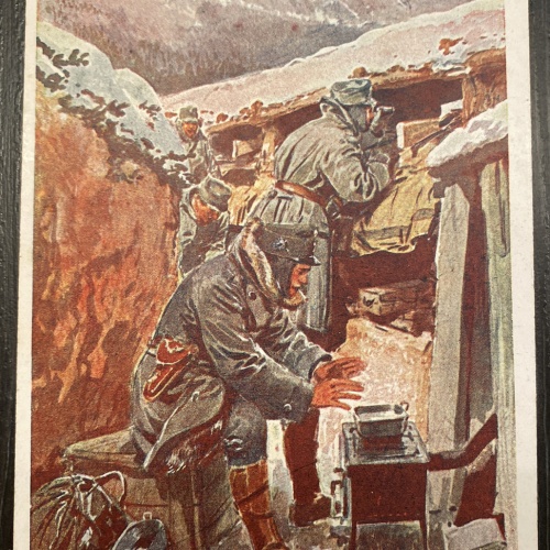 Kälteschutz Nr. 391 Soldaten im Schützengraben 80142