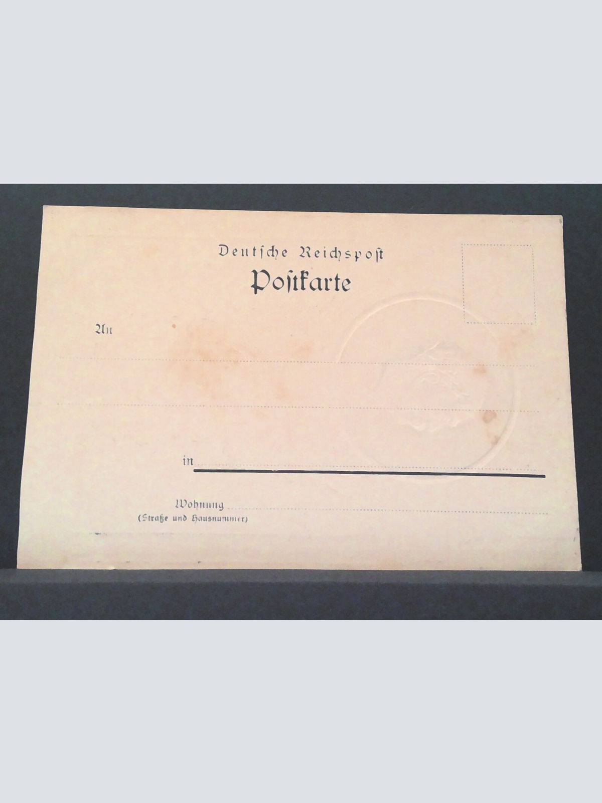 Bismarck Trauerpostkarte JW 500243 C
