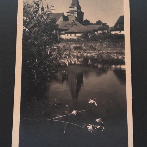 Fluss Stadtturm Schloß unbekannt JW 500179 C