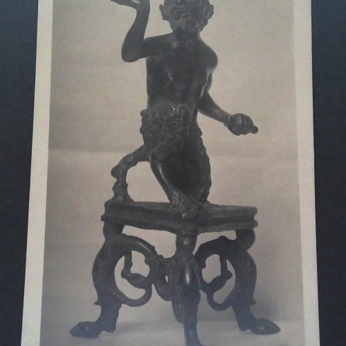 Andrea Briosco Riccio Knieender Satyr Bronze Kunsthist Museum JW 500180 C