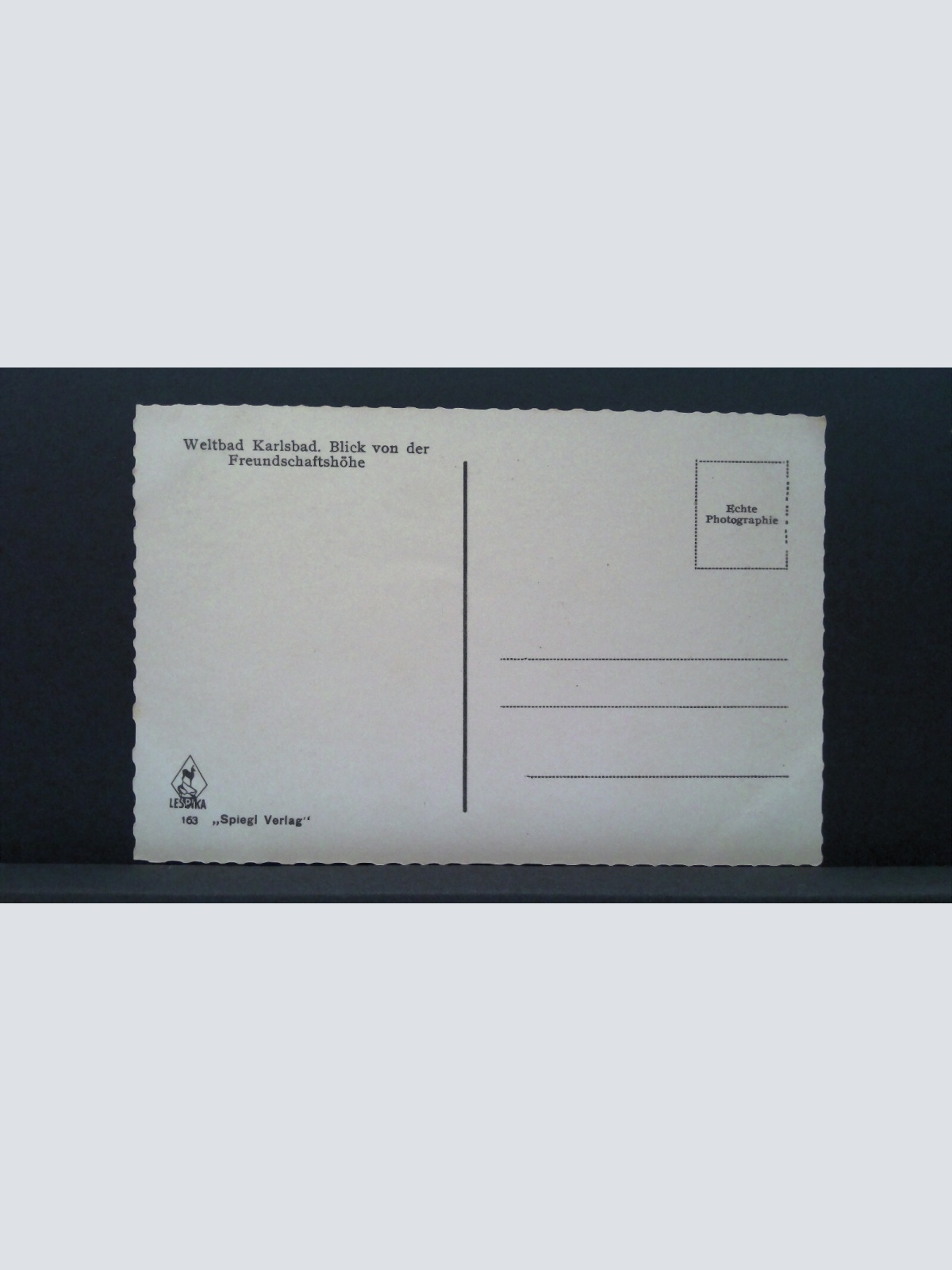 Weltbad Karlsbad Blick von er Freundschaftshöhe JW 500181 C