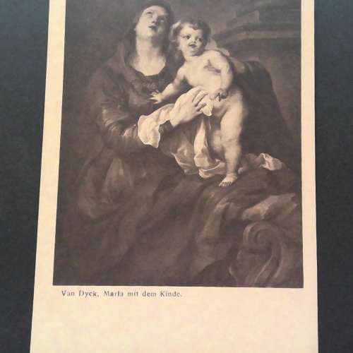 Van Dyck Maria mit dem Kinde Gemälde JW 650459 C