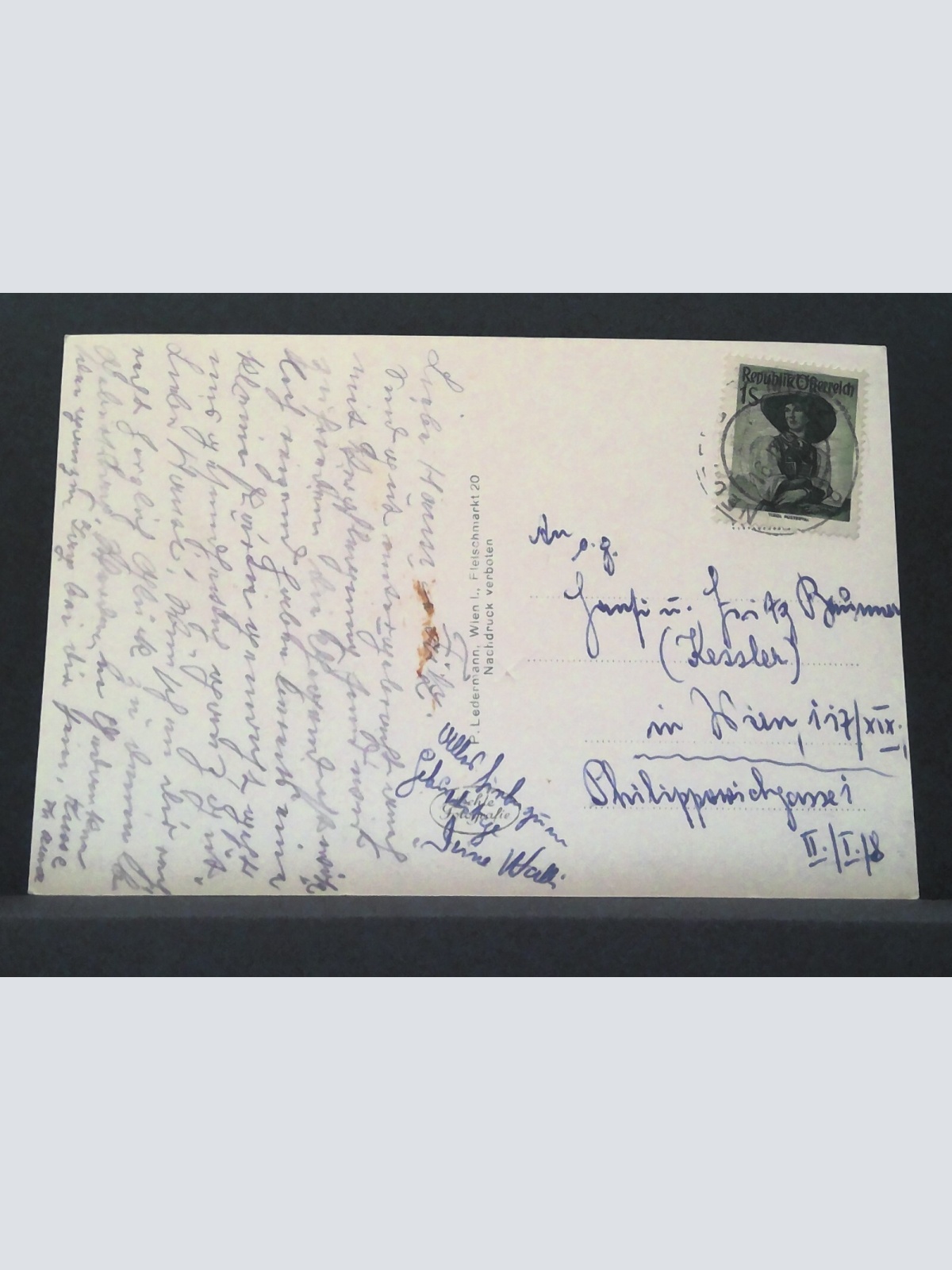 Karlgraben mit Schneealpe Steiermark JW 650426 C