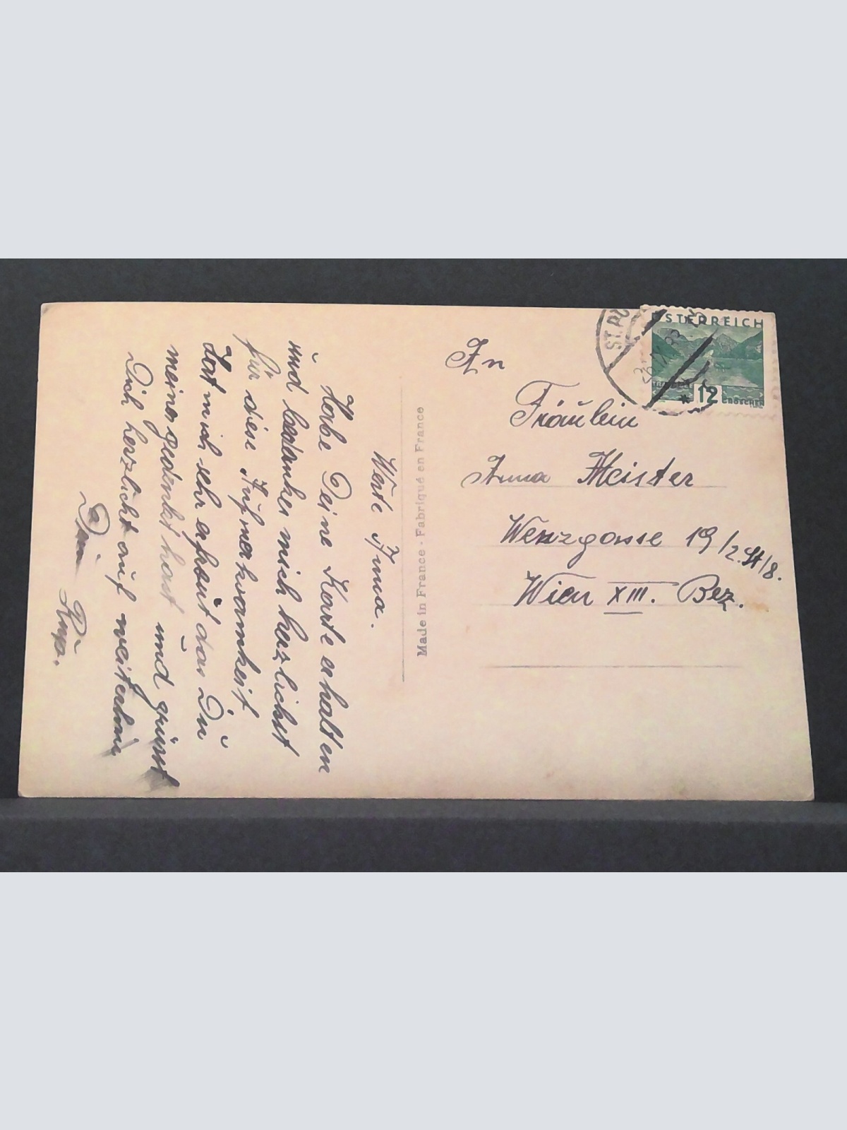 Porträt Dame unbekannt Rosen Leo Paris JW 650430 C