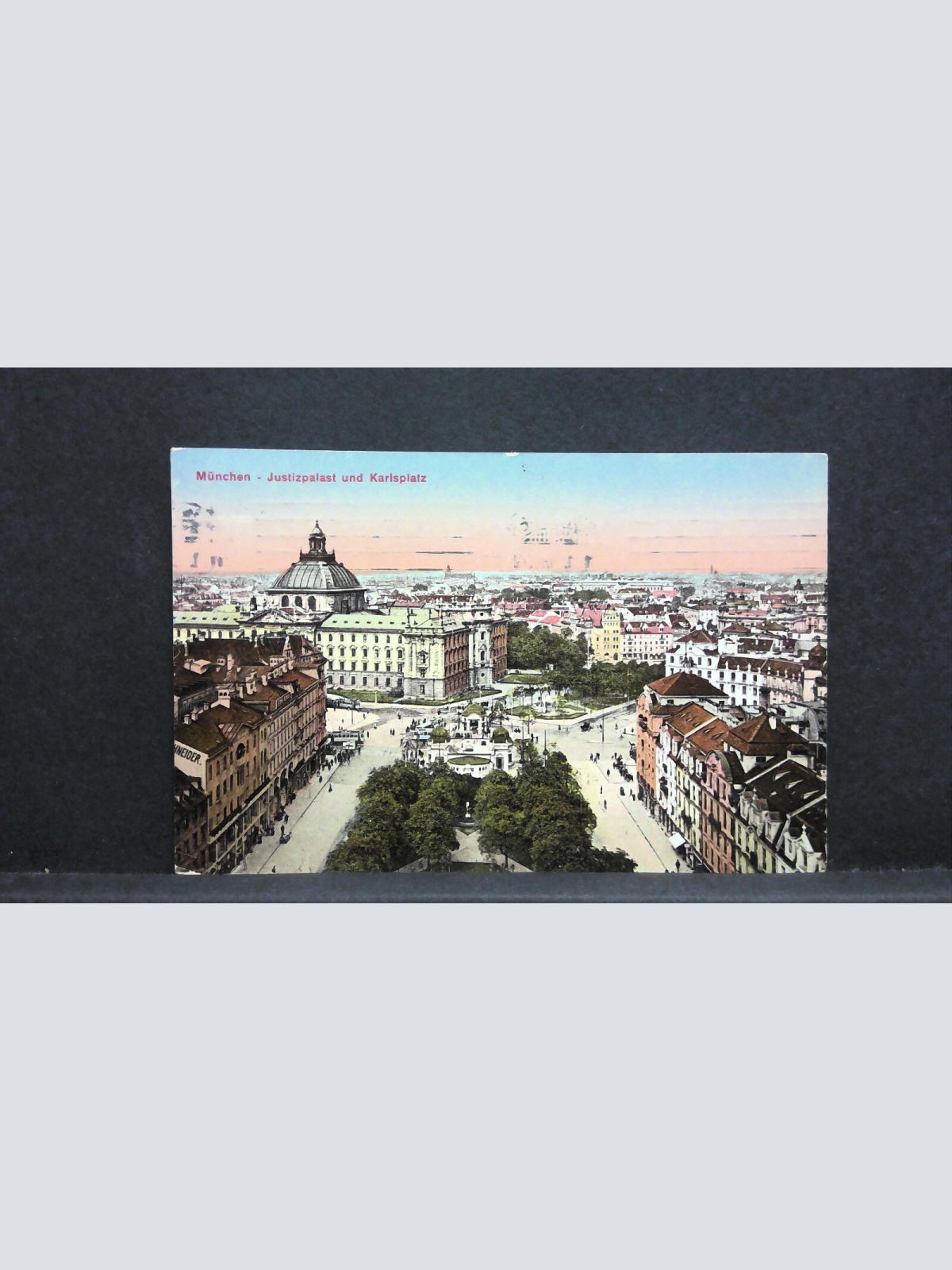 München Justizpalast und Karlsplatz 20016 jw J