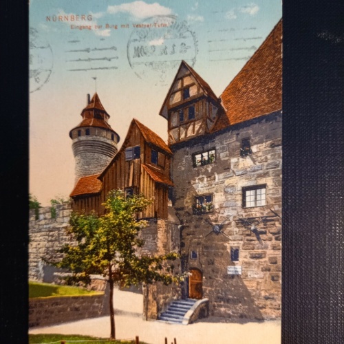 Nürnberg Eingang zur Burg 410520 gr