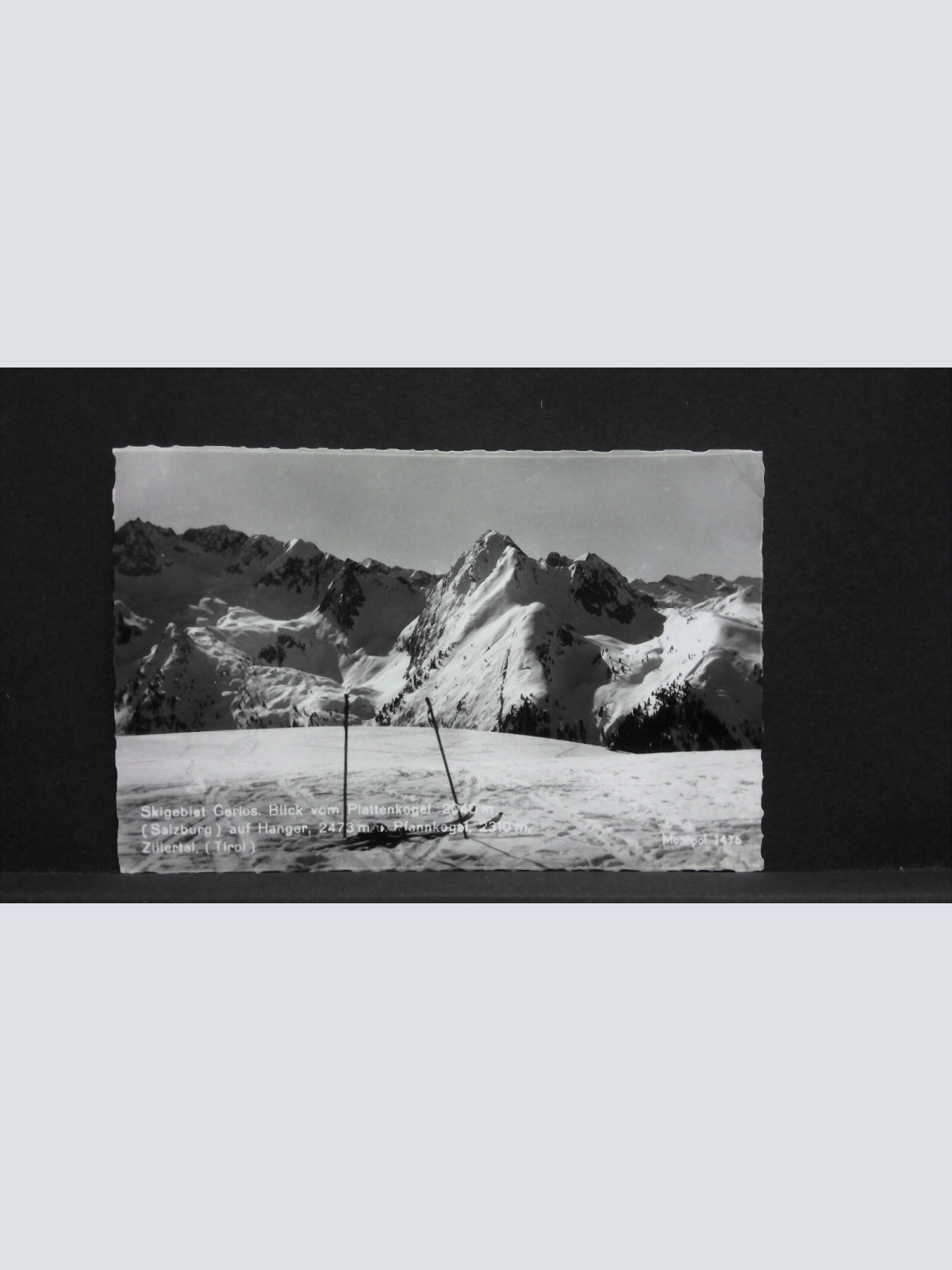 Skigebiet Gerlos Blick vom Plattenkogel Salzburg 70013 jw J