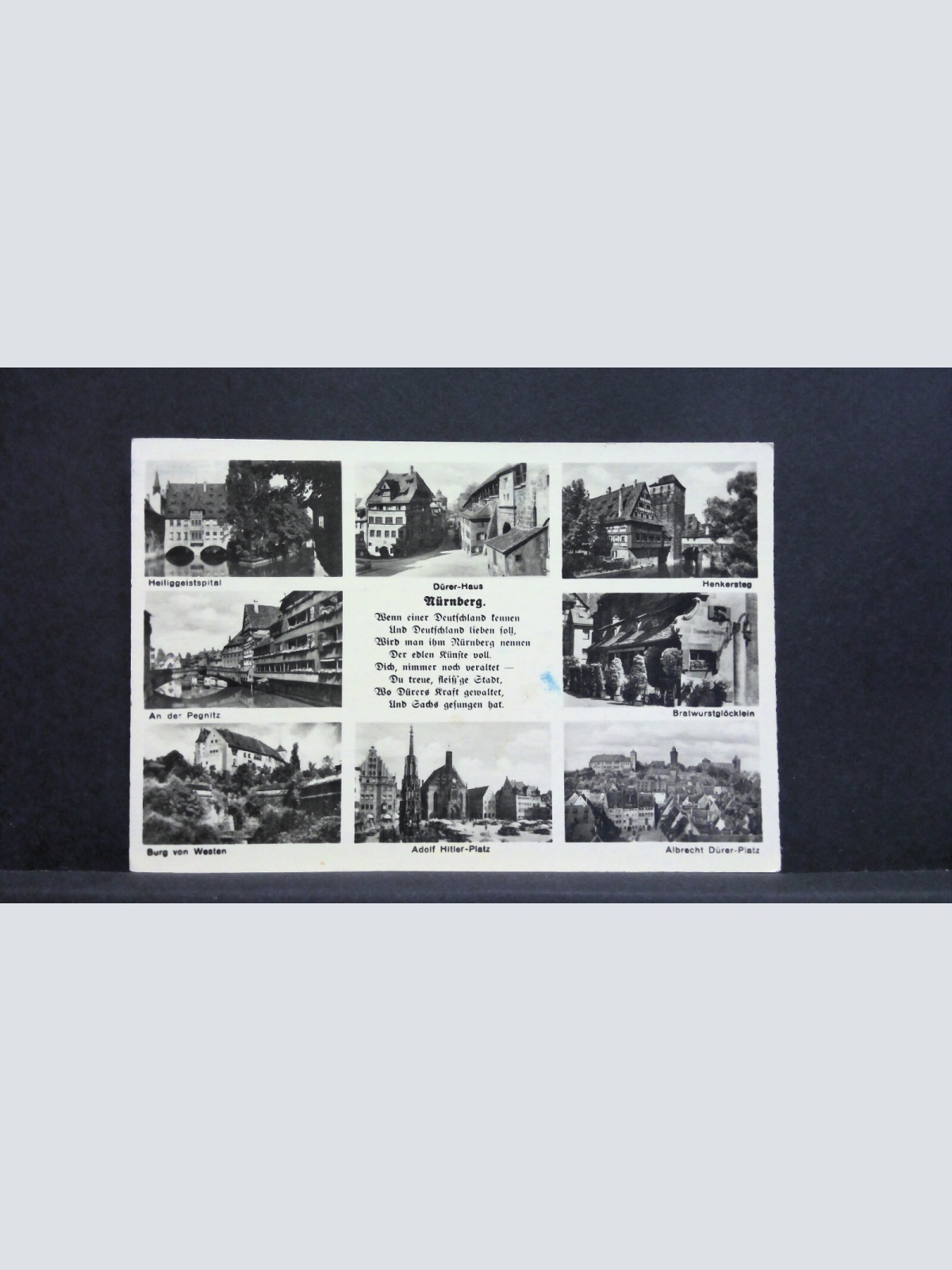 Nürnberg Heiliggeistspital Pegnitz Albrecht Dürer Platz Henkersteg 724 jw J