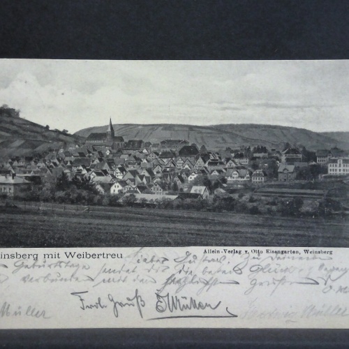 Weinsberg mit Weibertreu Berg Kirche 80190 jw J