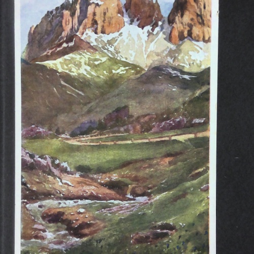 Langkoflergruppe Berge Straße Gemälde 30131 jw J