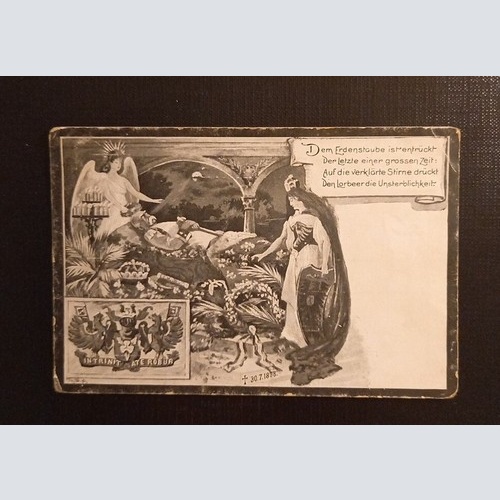 Kaiser Bismarck Sterbebett 650319 G