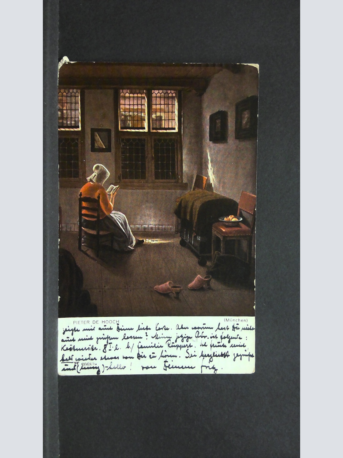 Pieter de Hooch Frau lesend Gemälde 140407 jw J