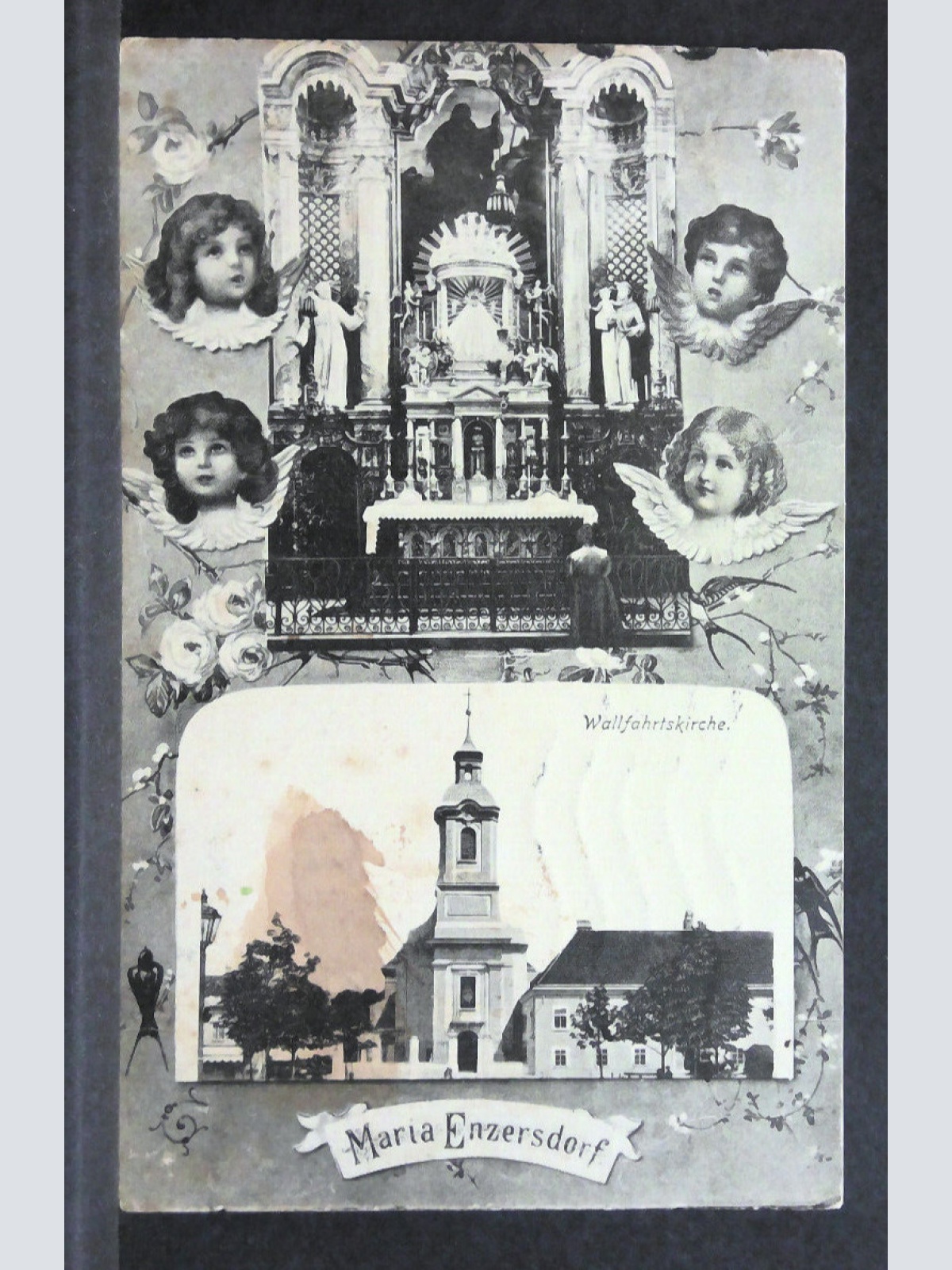 Maria Enzersdorf Wallfahrtskirche Altar Engel 600677A jw J