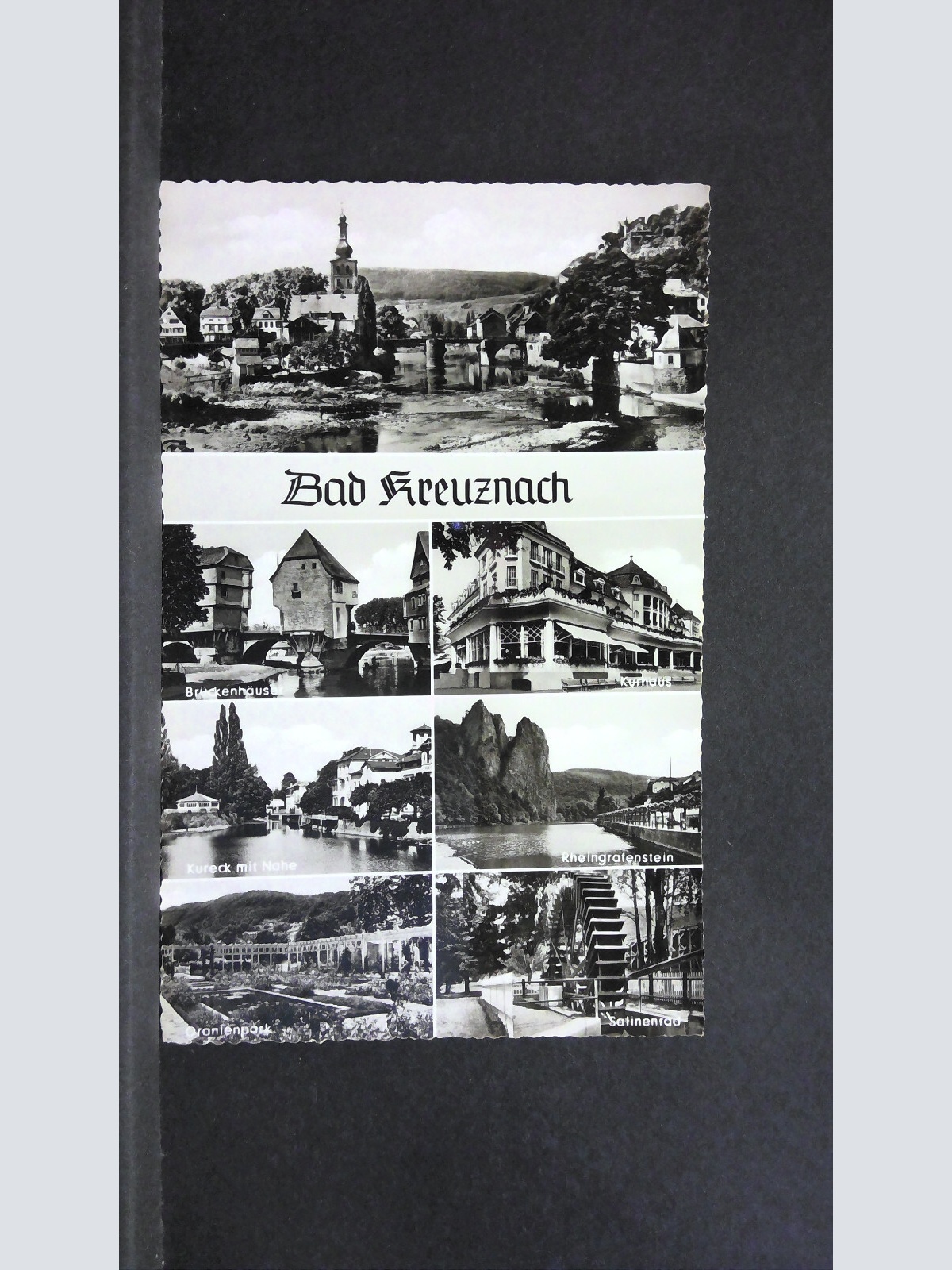 Bad Kreuznach Kurhaus Rheingrafenstein Salinenrad 82038 jw J