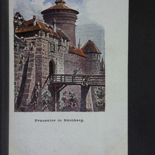 Frauentor in Nürnberg Gemälde 730 jw J