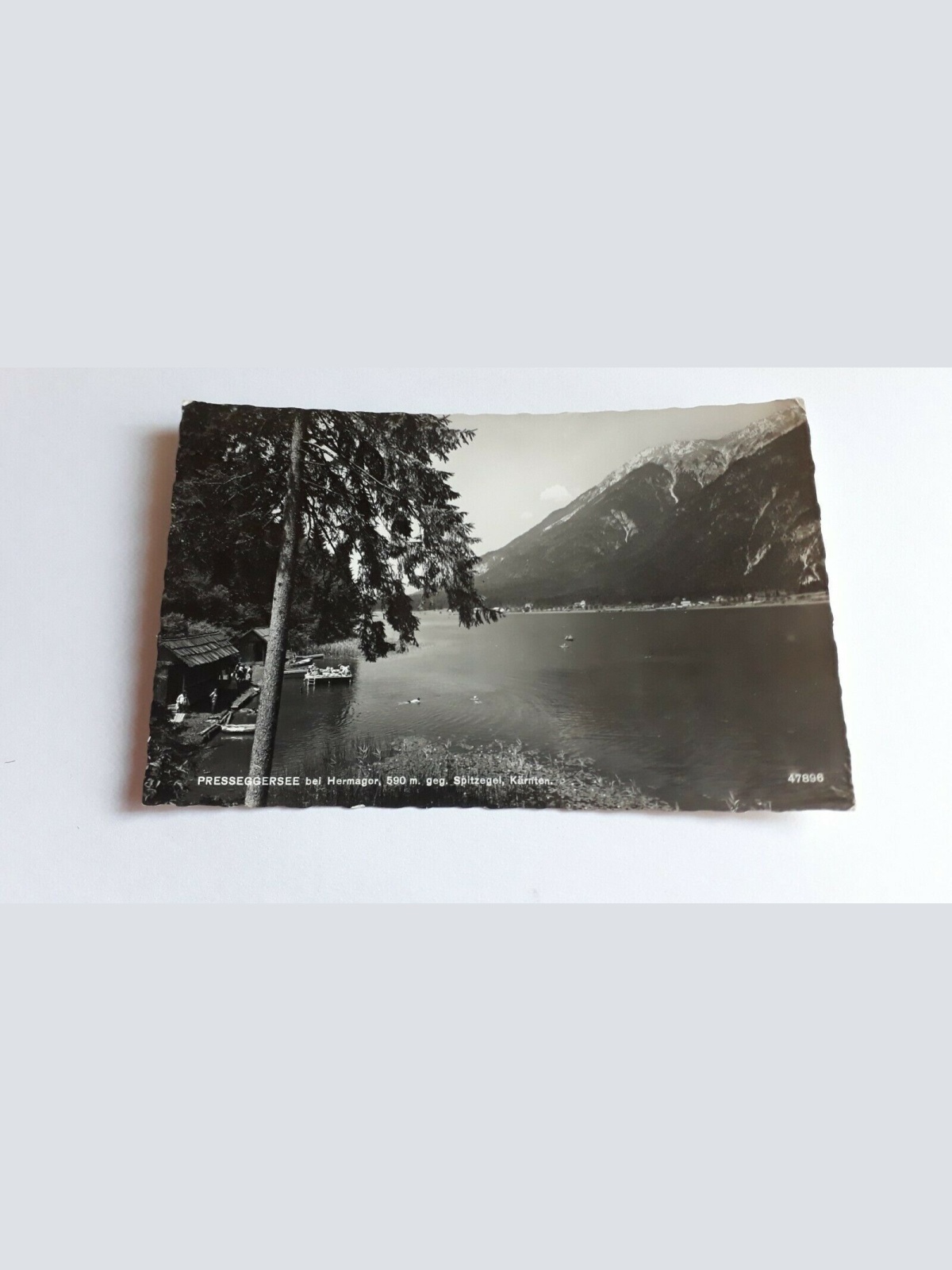 Presseggersee bei Hermagor, 590m. geg. Spitzegel,Kärnten 20236 40026