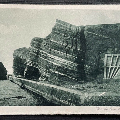 Helgoland Westküste Schutzmauer Nordsee Schleswig-Holstein Deutschland 401076 A