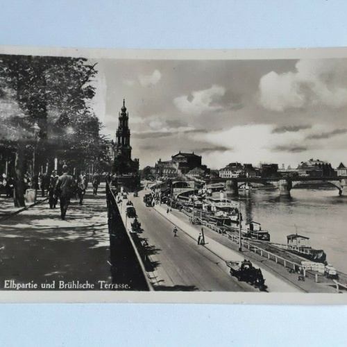 Dresden. Elbpartie und Brühlsche Terrasse.20117