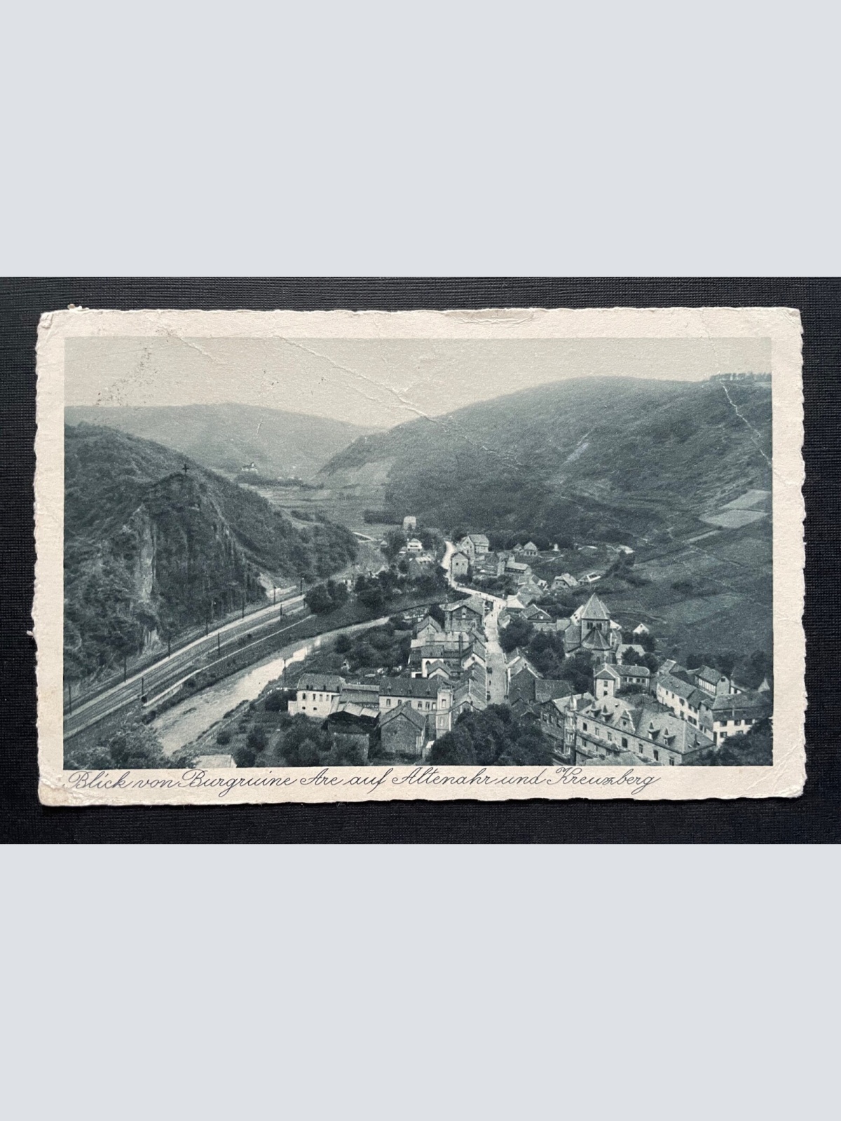 Blick v. Burgruine Are Altenahr Kreuzberg Rheinland-Pfalz Deutschland 401052 A